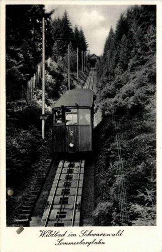 Wildbad im Schwarzwald - Sommerbergbahn - Fahrkarte