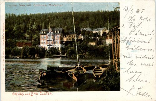 Gruss aus Bad Elster - Schloss Miramar