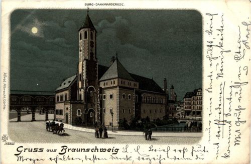 Gruss aus Braunschweig - Litho