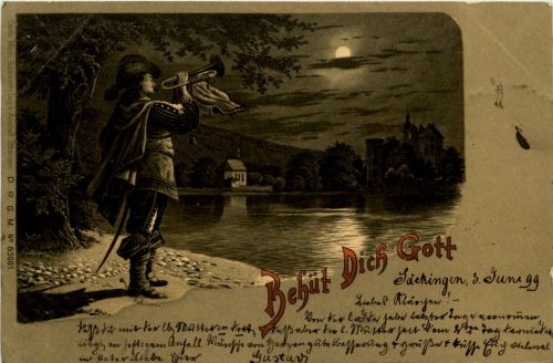 Behüt dich Gott - Litho
