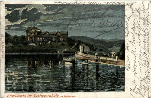 Thalsperre im Eschbachthale bei Remscheid