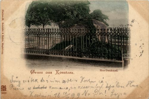 Gruss aus Konstanz - Hus Denkmal