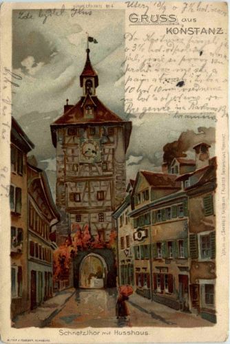Gruss aus Konstanz - Litho