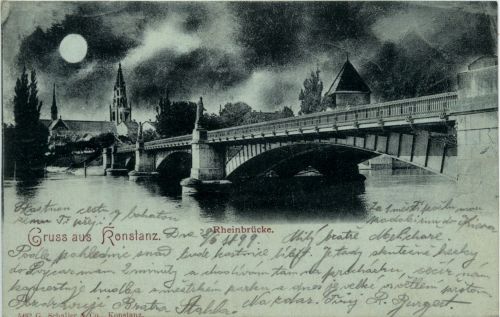 Gruss aus Konstanz - Litho
