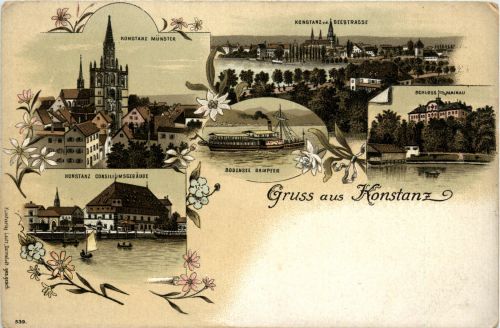 Gruss aus Konstanz - Litho