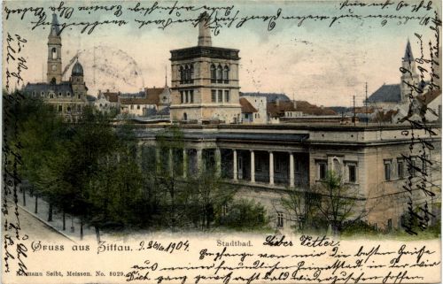 Gruss aus Zittau - Stadtbad