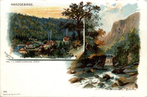 Treseburg - Litho