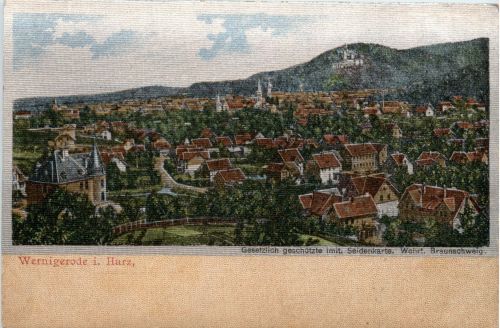 Wernigerode - Seidenkarte