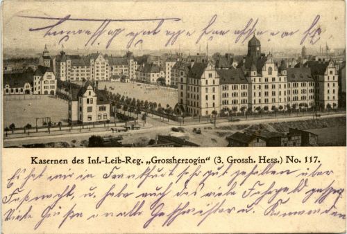 Mainz - Kasernen des Inf Leib Reg - Grossherzogin