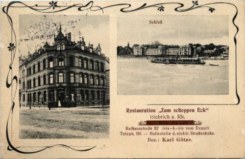 Biebrich am Rhein - Restauration Zum scheppen Eck