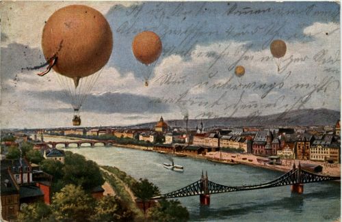 Frankfurt - Luftschiffahrts Ausstellung - ballon
