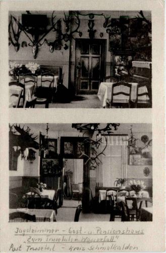 Jagdzimmer im Gasthaus zum Trusentaler Wasserfall