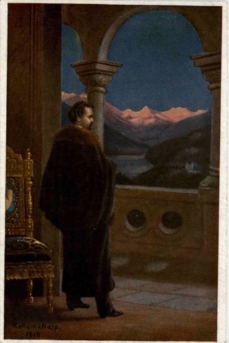 König Ludwig II - Künstlerkarte - Rellum Napf