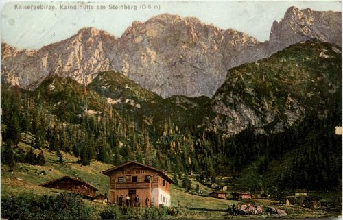 Kufstein/Tirol und rundherum - Kaisergebirge, Kaindlhütte am Steinberg
