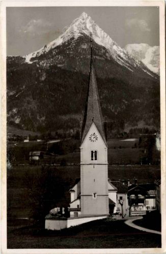 Kufstein/Tirol und rundherum - Pfarrkiche Schwoich bei Kufstein mit Hohen Kaiser