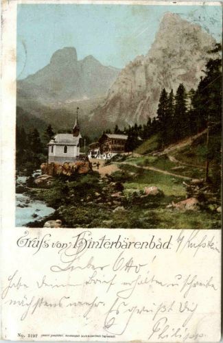 Kufstein/Tirol und rundherum - Gruss von Hinterbärenbad