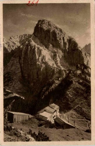 Kufstein/Tirol und rundherum - Kaisergebirge, Stripsenjochhaus mit Totenkirchl