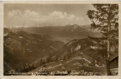 Kufstein/Tirol und rundherum - Vorderkaiserfelden mit Blick ins Inntal