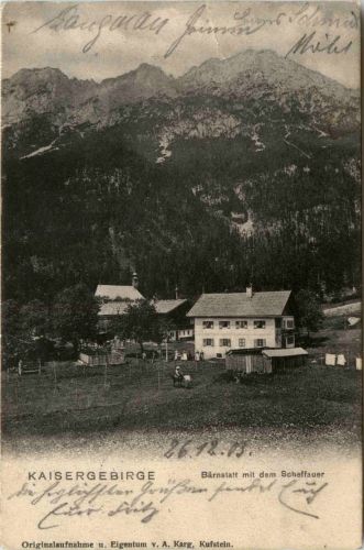 Kufstein/Tirol und rundherum - Bärnstatt mit dem Scheffauer