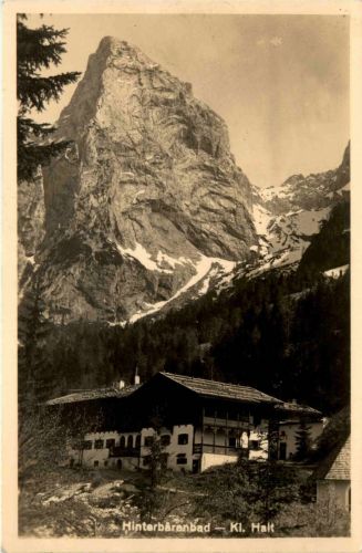 Kufstein/Tirol und rundherum - Hinterbärenbad - Kl. Halt