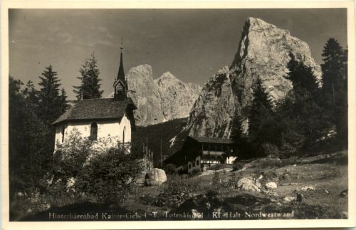 Hinterbärenbad, Totenkirchl u. Kl.Halt, Nordwestwand