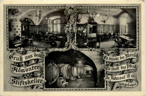Admont/Steiermark - Admont, Weinstube im Stiftskeller, div.Bilder