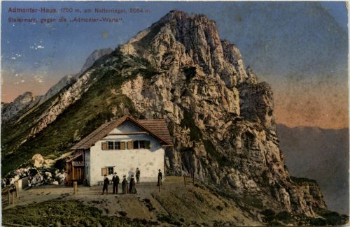 Admont/Steiermark - Admonter-Haus gegen die Admonter-Warte
