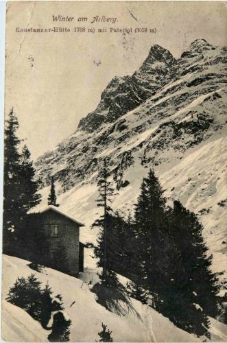 Sonstige/Tirol - Winter am Arlberg, Konstanzer Hütte mit Pateriol