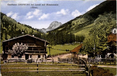 Sonstige Tirol - Landl bei Kufstein, Gasthaus Ursprung mit Wendelstein