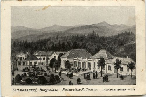 Sonstige Burgenland - Kurort Bad Tatzmannsorf, Restauration-Kaffeehaus
