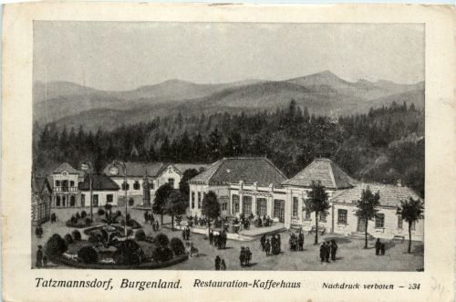 Sonstige Burgenland - Kurort Bad Tatzmannsorf, Restauration-Kaffeehaus