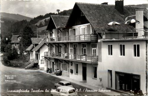 Tauchen bri Mönichkirchen, Pension Schwarz