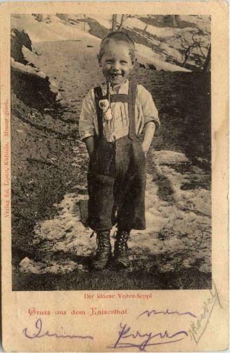 Sonstige/Tirol - Gruss aus dem Kaisertal, Der kloane Veiten-Seppl
