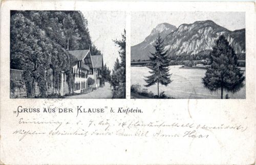Sonstige/Tirol - Gruss aus der Klause bei Kufstein