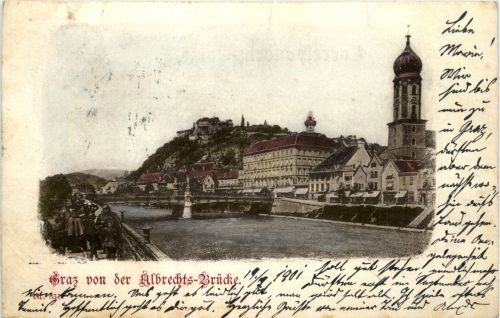 Graz/Steiermark - Graz, von der Albrechts-Brücke