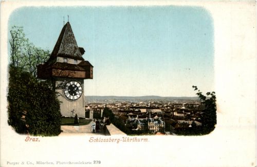 Graz/Steiermark - Graz, Schlossberg-Uhrturm