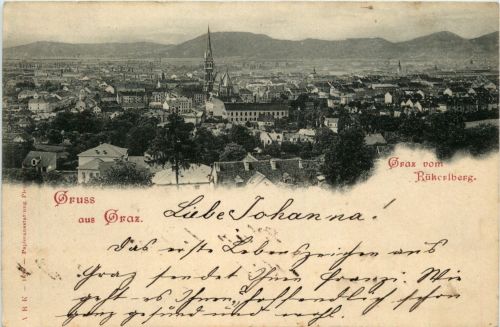 Graz/Steiermark - Graz, vom Rükerlberg