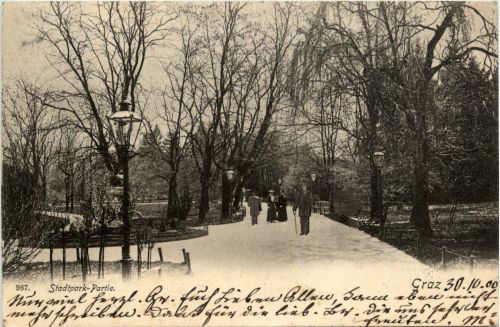 Graz/Steiermark - Graz, Stadtpark-Partie