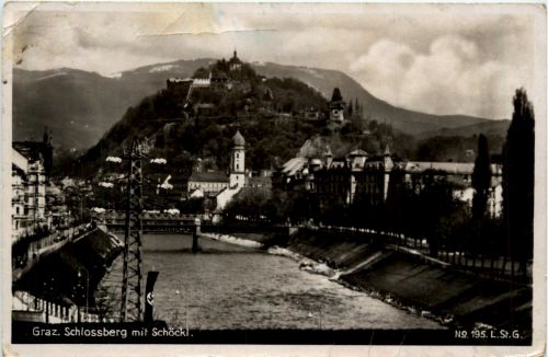 Graz/Steiermark - Graz, Schlossberg mit Schöckl
