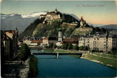 Graz/Steiermark - Graz, Schlossberg mit Schöckl