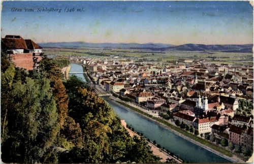 Graz/Steiermark - Graz, vom Schlossberg
