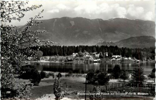 Villach/Kärnten - Villach, Magdaleneufer bei Villach mit Gerlitzen