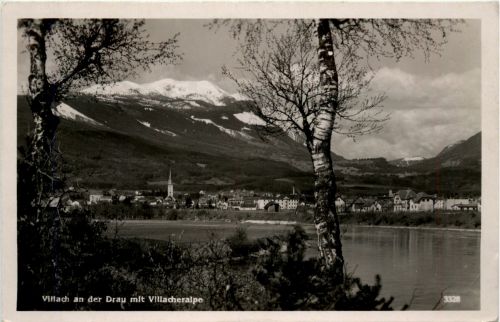 Villach/Kärnten - Villach, an der Drau mit Villacheralpe