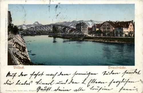 Villach/Kärnten - Villach, Draubrücke