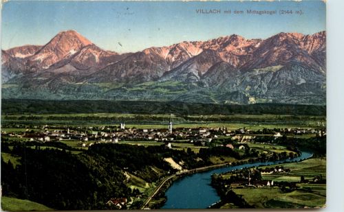 Villach/Kärnten - Villach, mit dem Mittagskogel