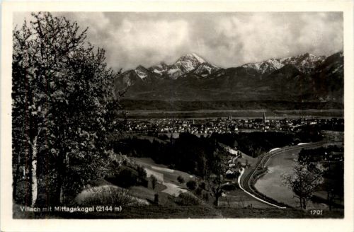 Villach/Kärnten - Villach, mit Mittagskogel