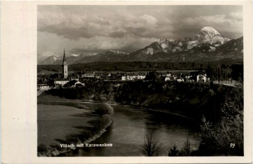 Villach/Kärnten - Villach, mit Karawanken