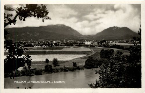 Villach/Kärnten - Villach, mit Villacheralpe u. Erzberg