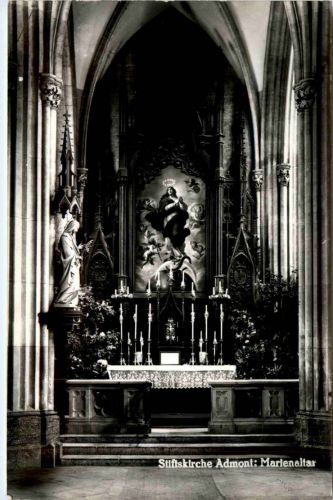 Admont/Steiermark - Admont, Stiftskirche, Marienaltar