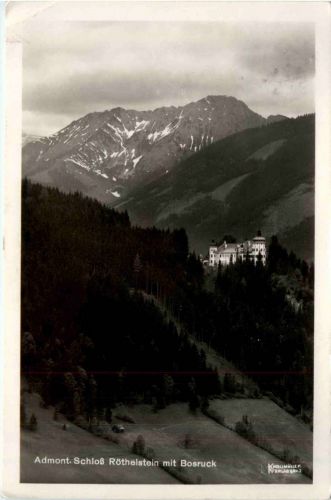 Admont/Steiermark - Admont, Schloss Röthelstein mit Bosruck